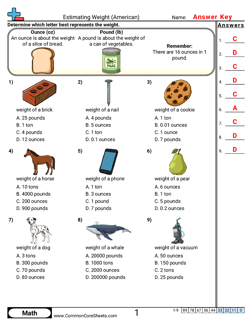 Related worksheet
