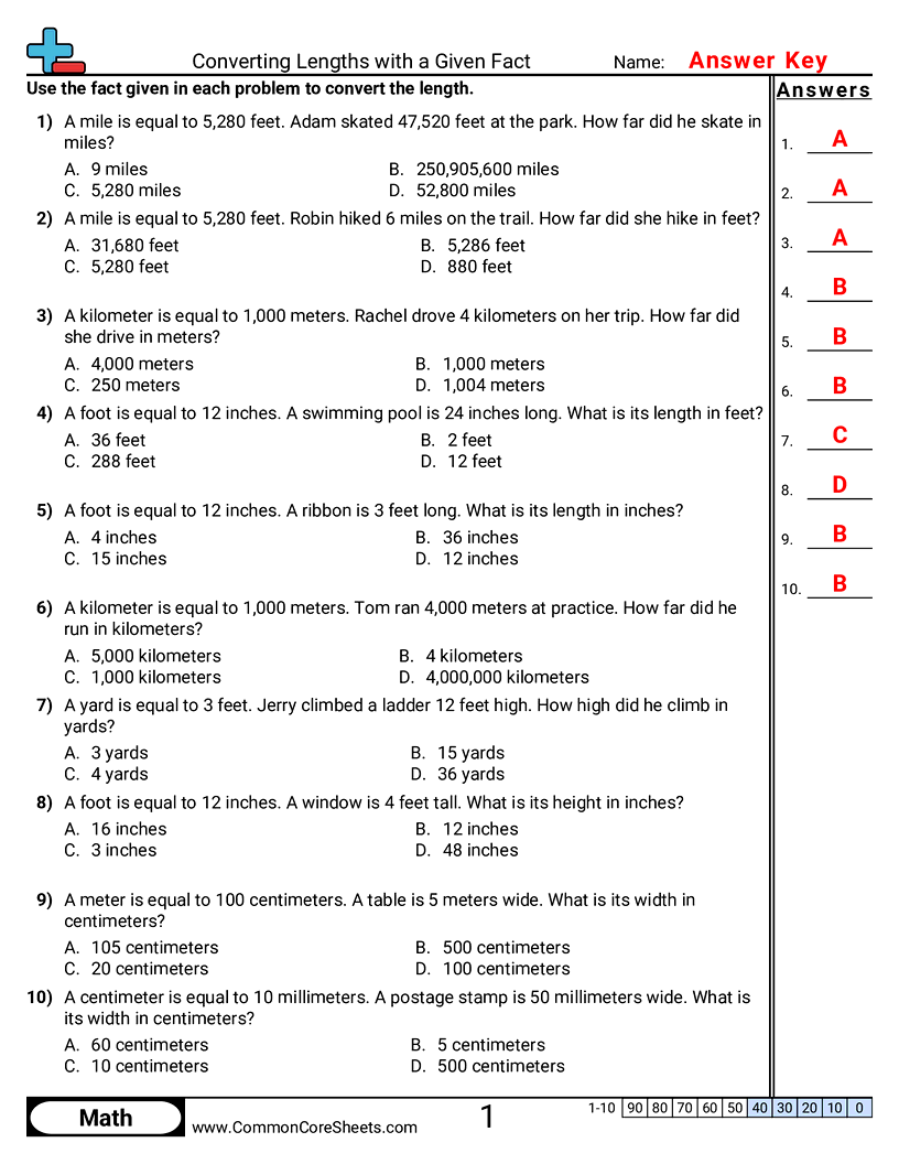 Related worksheet