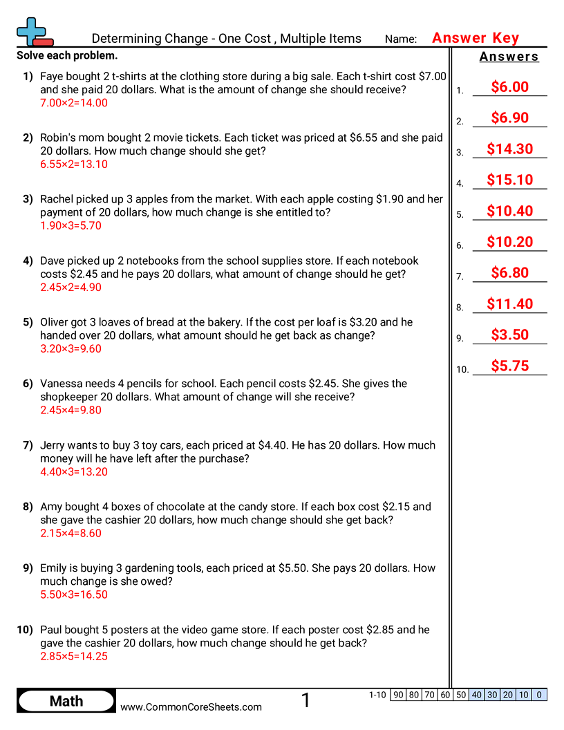 Related worksheet