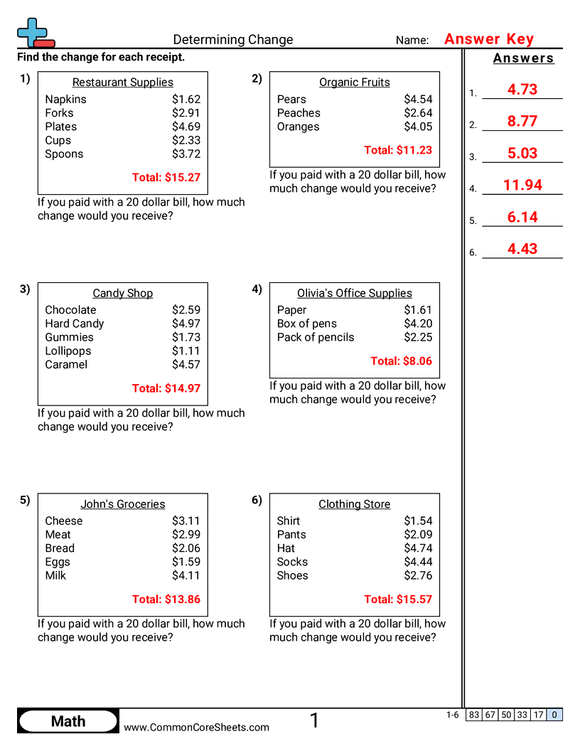 Related worksheet