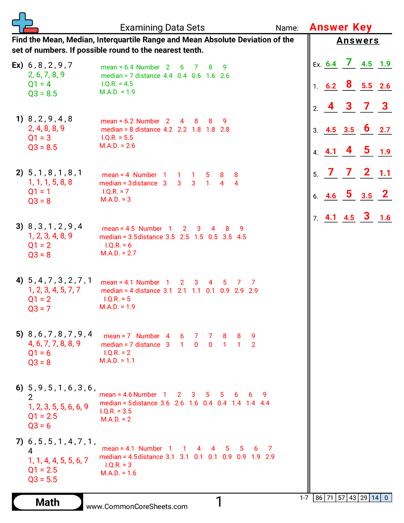 Related worksheet