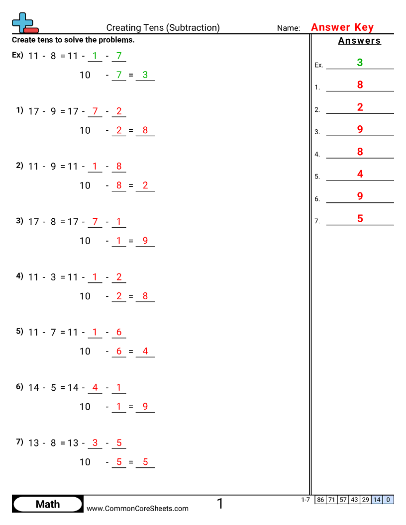 Related worksheet
