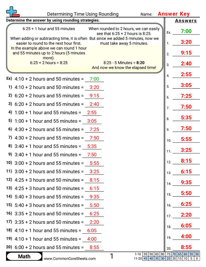 Related worksheet
